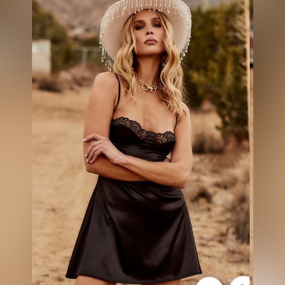 12th Tribe Dresses & Skirts - 12th Tribe Black Candace slip Dress, MED NWT